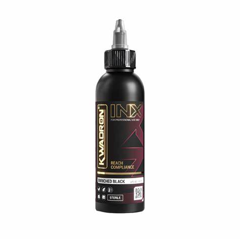 Kwadron Inx Tattoo Ink Enriched Black on white background